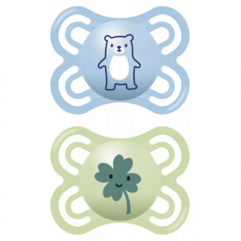 MAM SUCCHIETTO PERFECT 2-6 MESI SILICONE SINGLE BOX MASCHIO