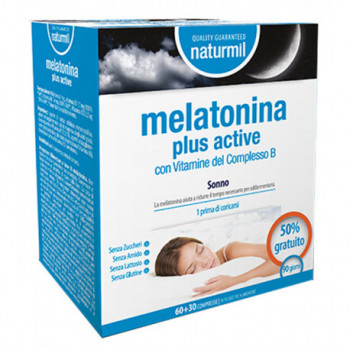 NATURMIL MELATONINA PLUS ACTIVE 90 COMPRESSE