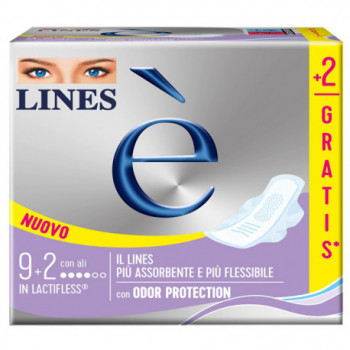 LINES E' ALI CARRY PACK 9 + 2 PEZZI