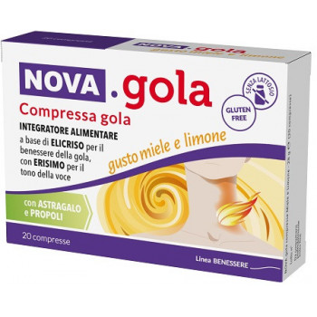 NOVA GOLA MIELE LIMONE 20 COMPRESSE