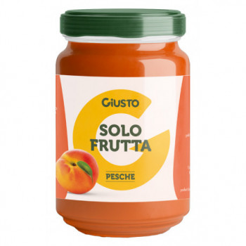 GIUSTO SOLO FRUTTA CONFETTURA PESCHE 220 G