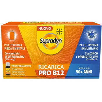 SUPRADYN RICARICA PRO B12 10 FLACONCINI