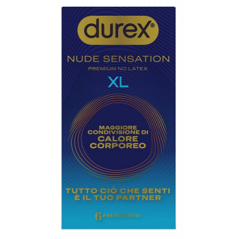 PRESERVATIVO DUREX NUDE SENSATION XL 6 PEZZI