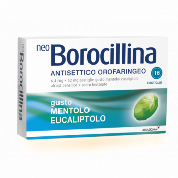 NEO BOROCILLINA ANTISETTICO OROFARINGEO 6,4 MG + 52 MG