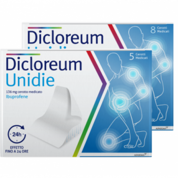 DICLOREUM UNIDIE 136 MG CEROTTO MEDICATO