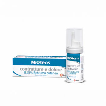 MIOTENS CONTRATTURE E DOLORE 0.25% SCHIUMA CUTANEA
