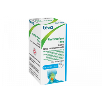 FLURBIPROFENE TEVA 0,25%