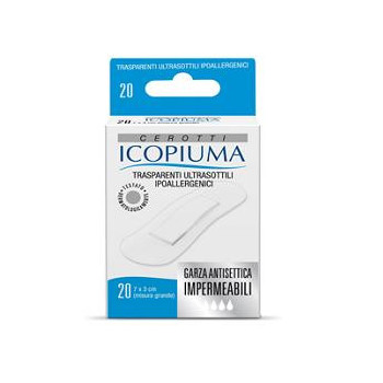 ICOPIUMA CEROTTO TRASPARENTE GRANDE 20 PEZZI