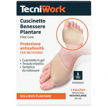 BENESSERE PLANTARE CUSCINETTO MEDIUM/LARGE 1 PAIO