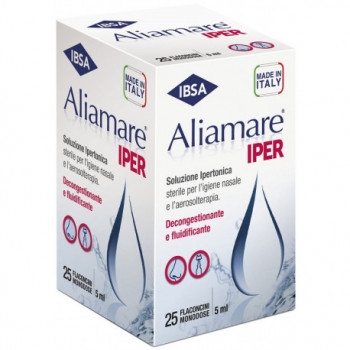 ALIAMARE IPER 25 FLACONCINI IPERTONICI DA 5 ML