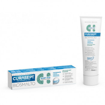 CURASEPT BIOSMALTO DENTIFRICIO BABY KID MENTA CARIE ABRASIONE & EROSIONE 50 ML