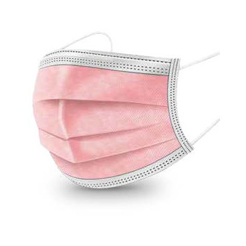 MASCHERINA CHIRURGICA 360MASK02/R ROSA 10 PEZZI