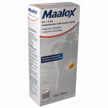 MAALOX 4% + 3,5% SOSPENSIONE ORALE AROMA MENTA