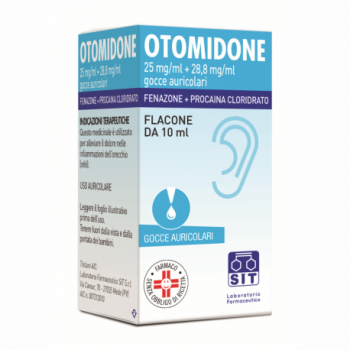 OTOMIDONE 25 MG/ML + 28,8 MG/ML GOCCE AURICOLARI