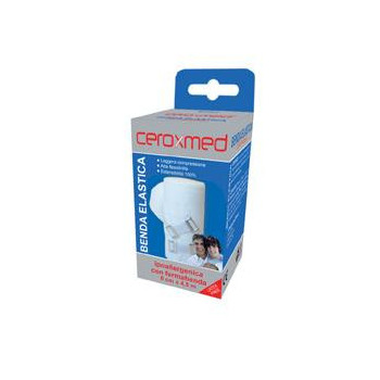 BENDA ELASTICA CEROXMED 10X450 CM CON GANCIO 1 PEZZO