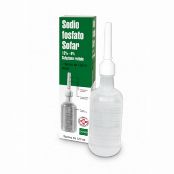 SODIO FOSFATO SOFAR “16% / 6% SOLUZIONE RETTALE” FLACONE DA 120 ML