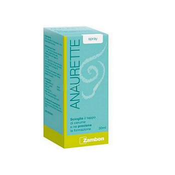 SPRAY IRRIGATORE PER LA RIMOZIONE DEL CERUME ANAURETTE 30 ML