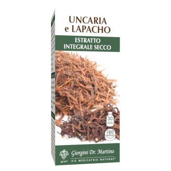 UNCARIA-LAPACHO ESTRATTO INTEGRALE SECCO 180 PASTIGLIE