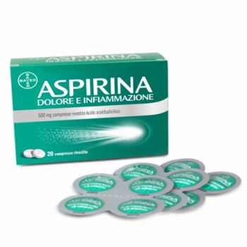 ASPIRINA DOLORE E INFIAMMAZIONE 500 MG COMPRESSE RIVESTITE
