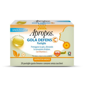 APROPOS GOLA DEFENS C LIMONE/ZENZERO 20 PASTIGLIE