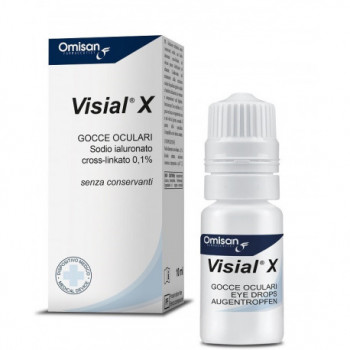 GOCCE OCULARI VISIAL X ACIDO IALURONICO CROSS-LINKATO 0,1% 10 ML