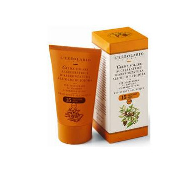 CREMA ACCELERATRICE D'ABBRONZATURA OLIO DI JOJOBA SPF15 125 ML
