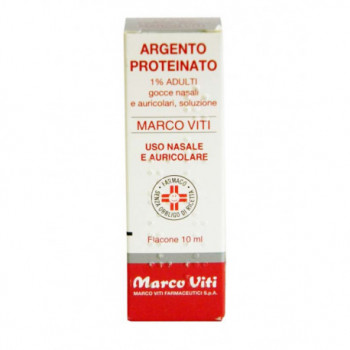 ARGENTO PROTEINATO MARCO VITI GOCCE NASALI E AURICOLARI SOLUZIONE