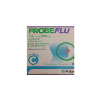 FROBEFLU 330 MG + 200 MG COMPRESSE EFFERVESCENTI