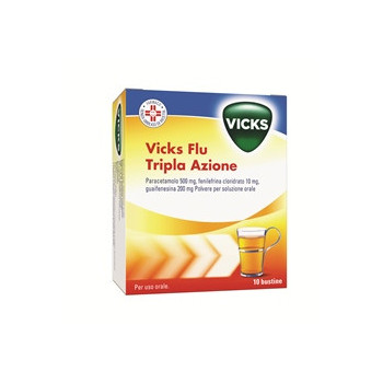 VICKS FLU TRIPLA AZIONE POLVERE PER SOLUZIONE ORALE