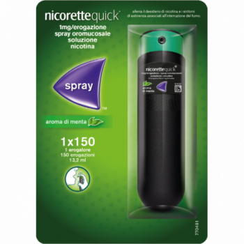 NICORETTEQUICK 1 MG/EROGAZIONE SPRAY OROMUCOSALE SOLUZIONE