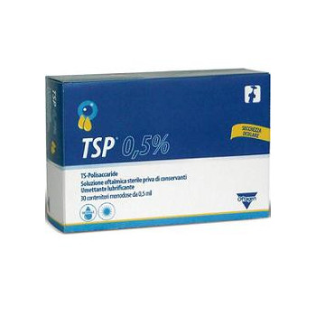 TSP 0,5% SOLUZIONE OFTALMICA UMETTANTE LUBRIFICANTE 30 FLACONCINI MONODOSE 0,5 ML