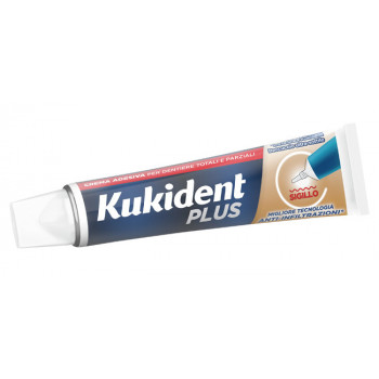 KUKIDENT PLUS BARRIERA ANTI-CIBO NEUTRO CREMA ADESIVA DENTIERE 40 G