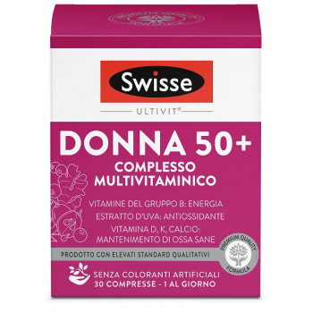 SWISSE MULTIVITAMINICO DONNA 50+ 30 COMPRESSE