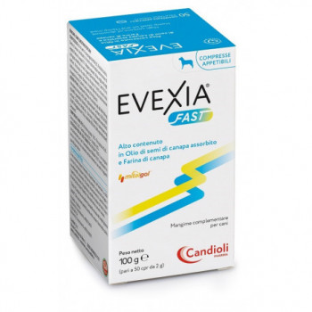 CANDIOLI EVEXIA FAST MANGIME COMPLEMENTARE CANI 50 COMPRESSE