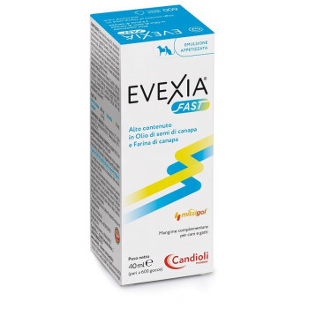 CANDIOLI EVEXIA FAST MANGIME COMPLEMENTARE CANIE E GATTI 40ML