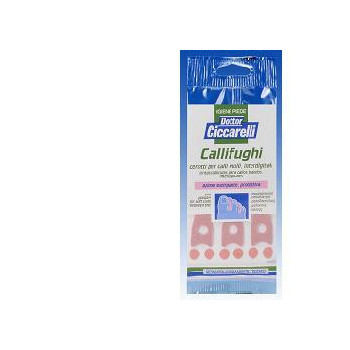 CEROTTO CALLIFUGO SAGOMATO PER CALLI MOLLI INTERDIGITALI APPLICARE SU FORMAZIONE CORNEE MOLLI IGIENEPIEDE 6 PEZZI