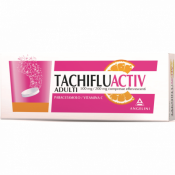 TACHIFLUACTIV ADULTI 500 MG / 200 MG COMPRESSE EFFERVESCENTI
