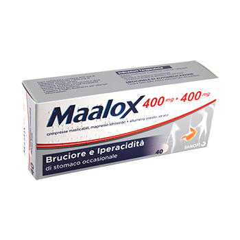 MAALOX*40CPR MAST 400MG+400MG