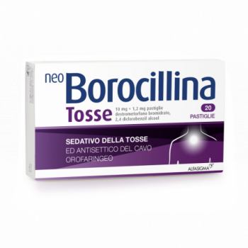 NEO BOROCILLINA TOSSE 10 MG + 1,2 MG PASTIGLIE