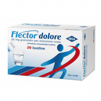 FLECTOR DOLORE 25 MG GRANULATO PER SOLUZIONE ORALE