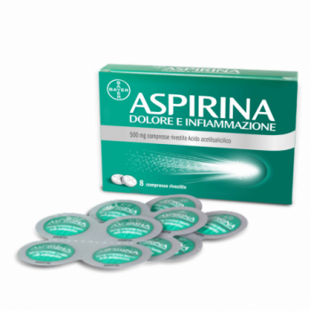 ASPIRINA DOLORE E INFIAMMAZIONE 500 MG COMPRESSE RIVESTITE