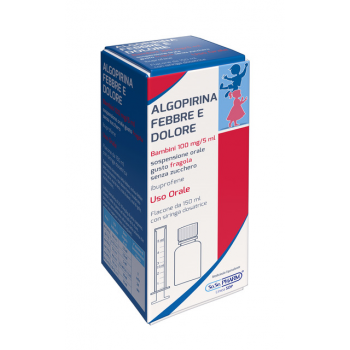 ALGOPIRINA FEBBRE E DOLORE BAMBINI SOSPENSIONE ORALE SENZA ZUCCHERO