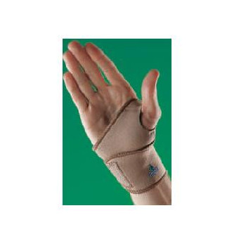 POLSIERA IN NEOPRENE OPPO. ATTENUA IL DOLORE E SOSTIENE L'ARTICOLAZIONE DEL POLSO CON UNA LEGGERA PRESSIONE MANTENENDO IL CALORE