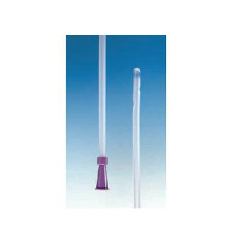 SONDA PER UROLOGIA CON FUSTELLA UOMO PUNTA NELATON LUNGHEZZA 40 CM CH8 30 PEZZI