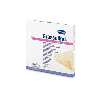 GARZA PARAFFINATA GRASSOLIND 10X10CM 10 PEZZI