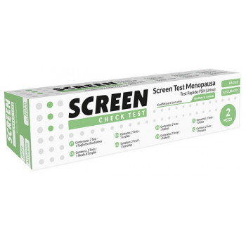 SCREEN TEST RAPIDO FSH/MENOPAUSA URINA 2 PEZZI