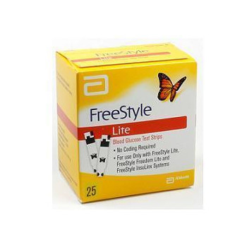 STRISCE MISURAZIONE GLICEMIA FREESTYLE LITE 25 PEZZI