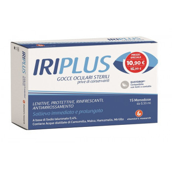 IRIPLUS EASYDROP 0,4% COLLIRIO 15 FLACONCINI MONODOSE DA 0,33 ML