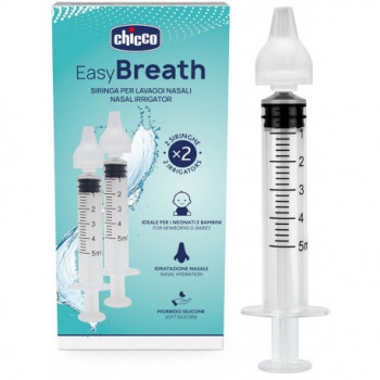 SIRINGA NASALE LAVAGGI EASY BREATH CHICCO 2 PEZZI