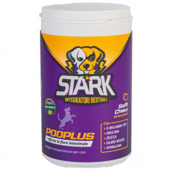 STARK INTEGRATORI BESTIALI POOPLUS 60 SOFT CHEW
